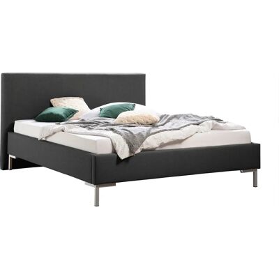 MAINTAL Graues Polsterbett - 200x200cm - Betten MAINTAL Graues Polsterbett - 200x200cm - Betten