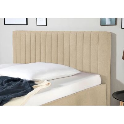 MAINTAL Friant Polsterbett - 160x200cm - Beige - Ohne Lattenrost MAINTAL Friant Polsterbett - 160x200cm - Beige - Ohne Lattenrost