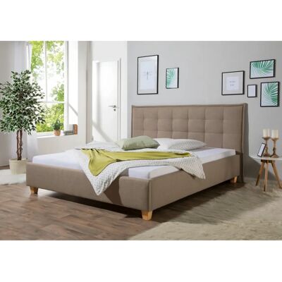 MAINTAL Retlaw Polsterbett - 160x200 cm, Hellbraun, Made in Germany MAINTAL Retlaw Polsterbett - 160x200 cm, Hellbraun, Made in Germany