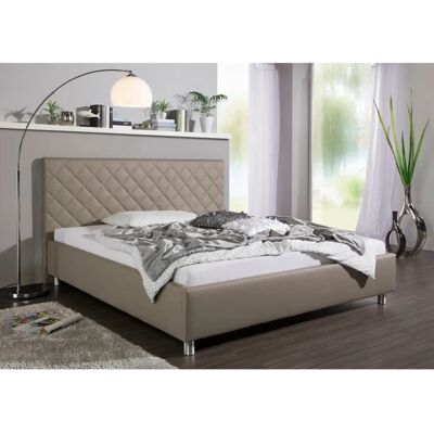 MAINTAL Bloomington Polsterbett - 200x200cm - Taupe - Bett MAINTAL Bloomington Polsterbett - 200x200cm - Taupe - Bett