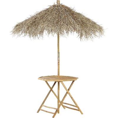 Beliani Garten Tisch Holz Natur MOLISE Beliani Garten Tisch Holz Natur MOLISE