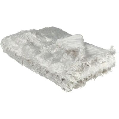 Beliani Vaaleanharmaa Faux Fur Peite - Peite Beliani Vaaleanharmaa Faux Fur Peite - Peite