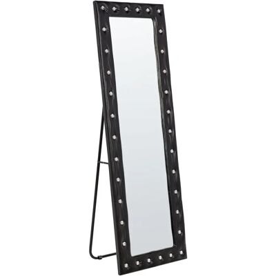 Espejo de pie negro de Beliani 50 x 150 cm - Standing Mirror Espejo de pie negro de Beliani 50 x 150 cm - Standing Mirror