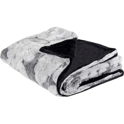 Beliani Graues Polyester-Decke 150 x 200 - Decke Beliani Graues Polyester-Decke 150 x 200 - Decke