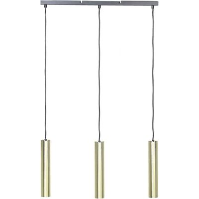 Beliani Messing Teräs Pendant Lamp - Moderni Muotoilu Keittiö Ruokasali Beliani Messing Teräs Pendant Lamp - Moderni Muotoilu Keittiö Ruokasali