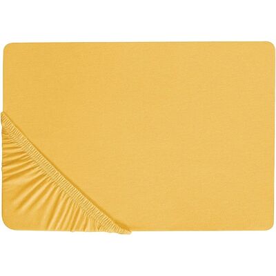 Fitted Sheet Sinappi Puuvilla 200 x 200 cm Elastinen Reuna - Fitted Sheet Fitted Sheet Sinappi Puuvilla 200 x 200 cm Elastinen Reuna - Fitted Sheet