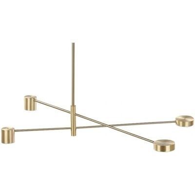 Lámpara de Techo de Metal Dorado 4 Luces Moderno Minimalista Sala de Estar Dormitorio - Lámpara de Techo Lámpara de Techo de Metal Dorado 4 Luces Moderno Minimalista Sala de Estar Dormitorio - Lámpara de Techo