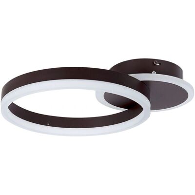 Lampada da Soffitto LED Beliani Marrone Scuro - Lampada da Soffitto Lampada da Soffitto LED Beliani Marrone Scuro - Lampada da Soffitto