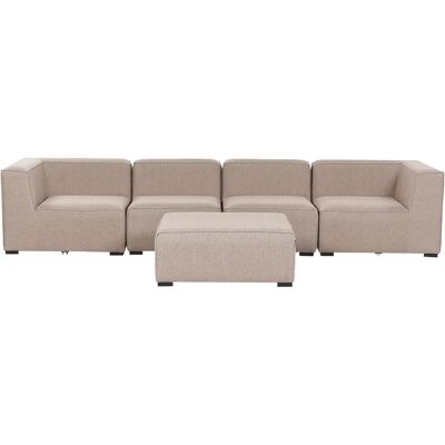 Beliani AREZZO Beige Modulaarinen Pihakalustesarja - Pihakalusteet Beliani AREZZO Beige Modulaarinen Pihakalustesarja - Pihakalusteet