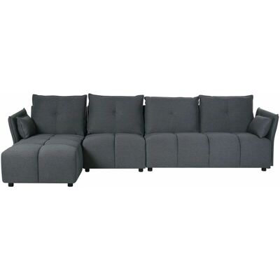 Beliani Sofa TOMRA - Moderni Grafiitinharmaa, Oikea Käsi, 116x65x325mm Beliani Sofa TOMRA - Moderni Grafiitinharmaa, Oikea Käsi, 116x65x325mm