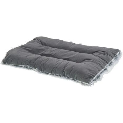 Beliani Eläinten petisänky Harmaa Sametti Polyester 60 x 45 cm - Eläinten petisänky Beliani Eläinten petisänky Harmaa Sametti Polyester 60 x 45 cm - Eläinten petisänky