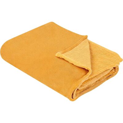 Beliani Oranssi Polyester Peite 200x220 Sisustus Beliani Oranssi Polyester Peite 200x220 Sisustus
