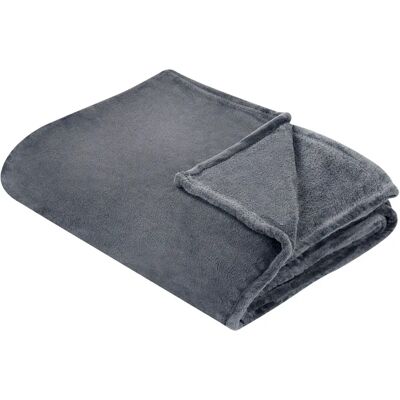 Beliani Harmaa polyesterpeite 200x220 - Peite Beliani Harmaa polyesterpeite 200x220 - Peite