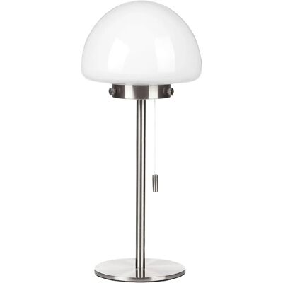 Lampe de Table Beliani MORUGA - Lampe - Argentée - 17x39x17 cm Lampe de Table Beliani MORUGA - Lampe - Argentée - 17x39x17 cm