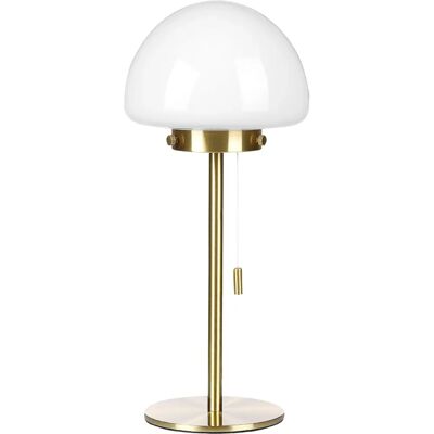 Lámpara de Mesa Beliani MORUGA Dorada - Estilo Minimalista Luz para Hogar y Oficina Lámpara de Mesa Beliani MORUGA Dorada - Estilo Minimalista Luz para Hogar y Oficina