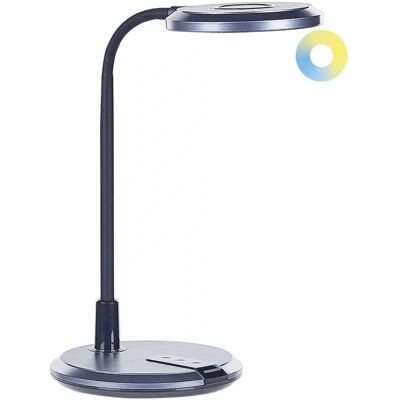 Beliani Lampe de Bureau LED Noire Synthétique Éclairage de Table Lampe Ordinateur Bras Réglable Beliani Lampe de Bureau LED Noire Synthétique Éclairage de Table Lampe Ordinateur Bras Réglable