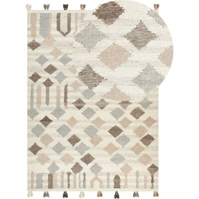 Alfombra Kilim de Lana Multicolor - 200x300cm Estilo Boho Patchwork Alfombra Kilim de Lana Multicolor - 200x300cm Estilo Boho Patchwork