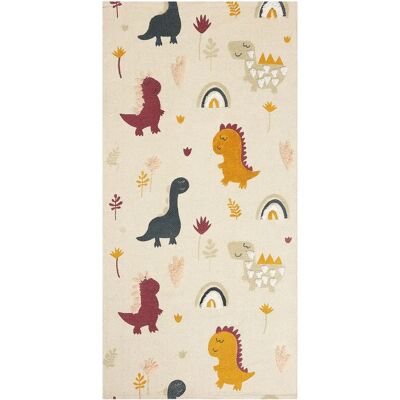 Alfombra infantil de algodón multicolor 80x150cm Beliani Alfombra infantil de algodón multicolor 80x150cm Beliani