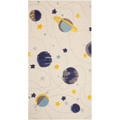 Alfombra infantil de algodón con patrón galaxia - para habitación infantil Alfombra infantil de algodón con patrón galaxia - para habitación infantil