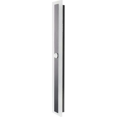 Beliani Lámpara de pared LED exterior - Acero, Acrílico, Sensor de movimiento Beliani Lámpara de pared LED exterior - Acero, Acrílico, Sensor de movimiento