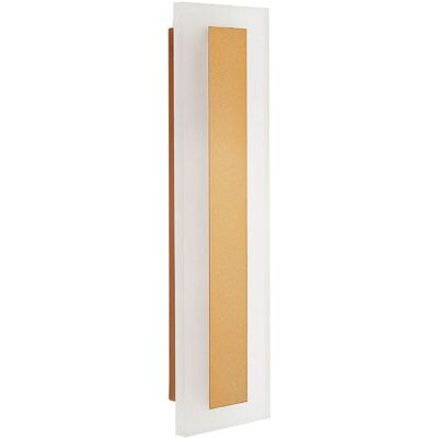 Beliani Außen-LED-Wandlampe Gold 30 cm Stahl Acryl Modernes Design - Wandlampe Beliani Außen-LED-Wandlampe Gold 30 cm Stahl Acryl Modernes Design - Wandlampe