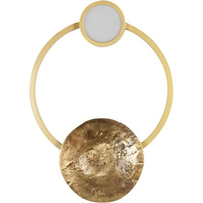 Beliani Gold Wall Lamp PONUGA - Vintage Indoor Lighting Beliani Gold Wall Lamp PONUGA - Vintage Indoor Lighting