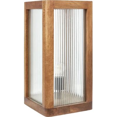 Beliani Mango Holz KOLIDAM Tischlampe - Modernes Industriedesign Beliani Mango Holz KOLIDAM Tischlampe - Modernes Industriedesign