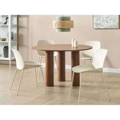Beliani Lot de 2 Chaises Modernes Beiges - Chaises de Salle à Manger - Publicité Beliani Lot de 2 Chaises Modernes Beiges - Chaises de Salle à Manger - Publicité