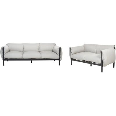 Conjunto de Sofá de Jardín de Aluminio de 5 Plazas - Conjunto de Sofá de Jardín Conjunto de Sofá de Jardín de Aluminio de 5 Plazas - Conjunto de Sofá de Jardín