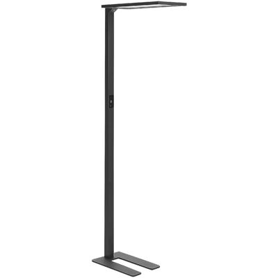 Beliani Lámpara de pie LED Negra Aluminio 196 cm Altura Interruptor Táctil Regulable Moderno Hogar Oficina Beliani Lámpara de pie LED Negra Aluminio 196 cm Altura Interruptor Táctil Regulable Moderno Hogar Oficina