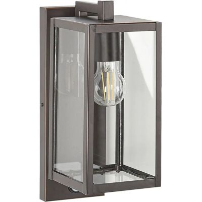Beliani Outdoor Wall Light - Motion Sensor, Black, 33 cm Beliani Outdoor Wall Light - Motion Sensor, Black, 33 cm