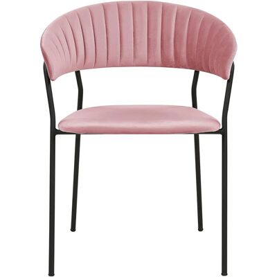 Beliani Chaises de salle à manger en velours rose Ensemble de 2 - Chaises de salle à manger - Publicité Beliani Chaises de salle à manger en velours rose Ensemble de 2 - Chaises de salle à manger - Publicité