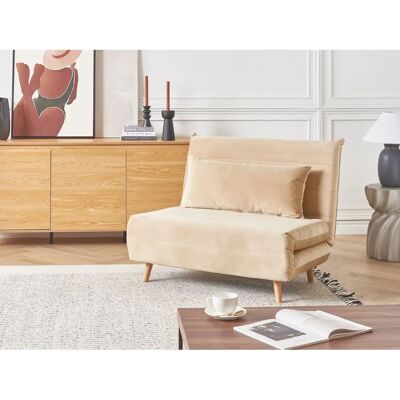 Beliani Sofá Cama Pequeño - Diseño Escandinavo Moderno Beliani Sofá Cama Pequeño - Diseño Escandinavo Moderno