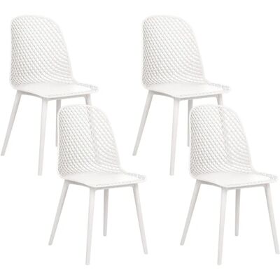 Ensemble de Chaises Emory Blanches Beliani - Moderne et Minimaliste - Publicité Ensemble de Chaises Emory Blanches Beliani - Moderne et Minimaliste - Publicité