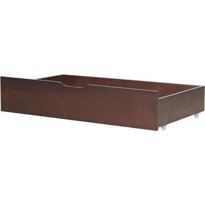 Tiroirs de rangement pour lit en bois foncé Beliani - Sets de rangement pour lit - Publicité Tiroirs de rangement pour lit en bois foncé Beliani - Sets de rangement pour lit - Publicité