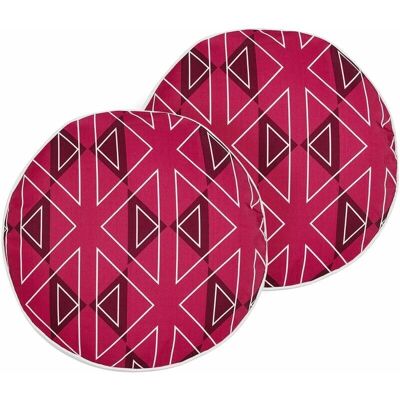 Ensemble de coussins de jardin - Motif géométrique - 40cm - Publicité Ensemble de coussins de jardin - Motif géométrique - 40cm - Publicité