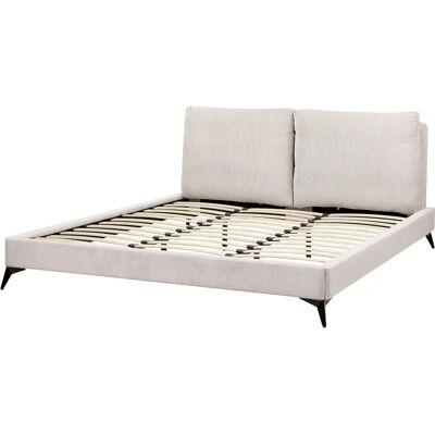 Beliani Melle Super King Bett Hell Beig - Bett Beliani Melle Super King Bett Hell Beig - Bett