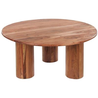 Table basse en bois clair Beliani - Table d'appoint - Publicité Table basse en bois clair Beliani - Table d'appoint - Publicité