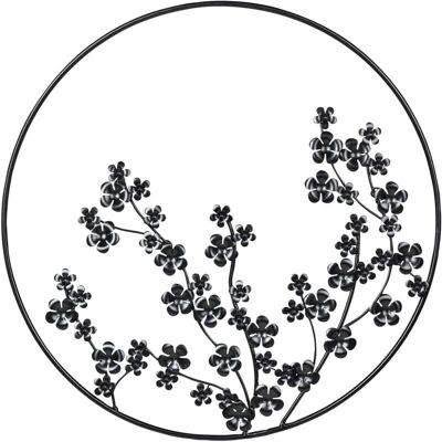 Beliani Seinäsisustus STRONTIUM Musta - Seinäsisustus Beliani Seinäsisustus STRONTIUM Musta - Seinäsisustus