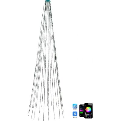 Beliani LED Beleuchtungs Kette mit 400 Lichtern Grün App-Steuerung - Weihnachtslichter Beliani LED Beleuchtungs Kette mit 400 Lichtern Grün App-Steuerung - Weihnachtslichter