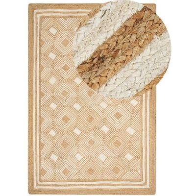 Beliani - Alfombra de yute hecha a mano 200x300 - Estilo boho natural Beliani - Alfombra de yute hecha a mano 200x300 - Estilo boho natural