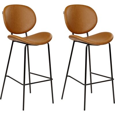 Beliani Ensemble de 2 Chaises de Salle à Manger - Style Rétro Moderne - Publicité Beliani Ensemble de 2 Chaises de Salle à Manger - Style Rétro Moderne - Publicité