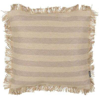 Coussin en Jute Beige Beliani - Décoration Boho - Publicité Coussin en Jute Beige Beliani - Décoration Boho - Publicité