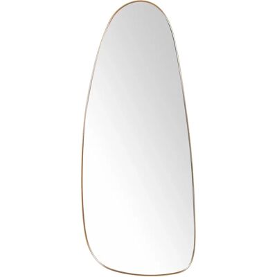 Beliani CERGY Oval Gold Wandspiegel - Wandspiegel Beliani CERGY Oval Gold Wandspiegel - Wandspiegel