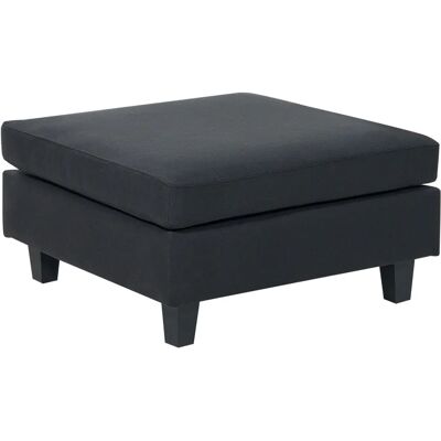 Beliani Otomana - Pieza moderna de sofá modular - Negro Beliani Otomana - Pieza moderna de sofá modular - Negro