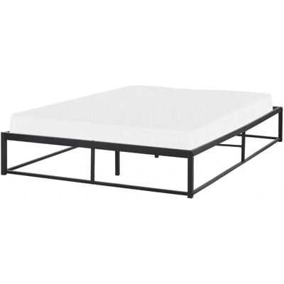 Beliani Sänky VIRY - Musta metalli EU kaksois 140x200 - Sänky Beliani Sänky VIRY - Musta metalli EU kaksois 140x200 - Sänky
