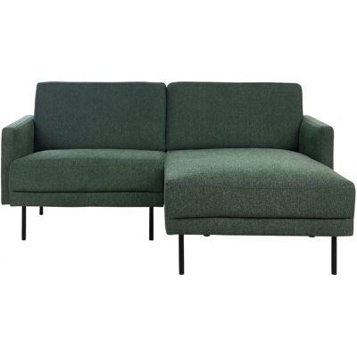 Canapé d'angle gauche en polyester Vert Foncé - Canapé d'angle - Publicité Canapé d'angle gauche en polyester Vert Foncé - Canapé d'angle - Publicité