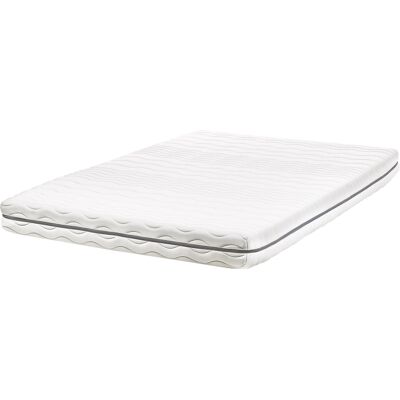 Matelas en Mousse à Mémoire Beliani - Blanc, 140x200cm, Fermeté Moyenne - Publicité Matelas en Mousse à Mémoire Beliani - Blanc, 140x200cm, Fermeté Moyenne - Publicité