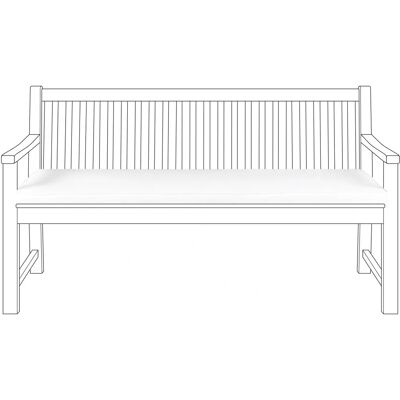 Beliani VIVARA Ulkotyynyn - Vedenpitävä puutarhapenkki 152x54cm Beliani VIVARA Ulkotyynyn - Vedenpitävä puutarhapenkki 152x54cm