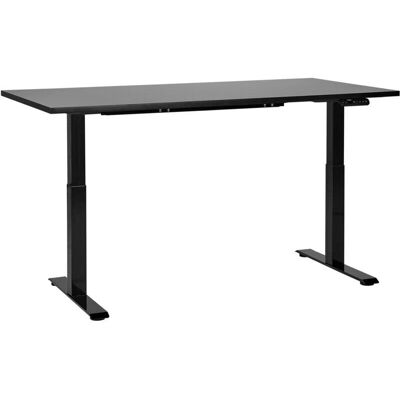 Beliani Sähkökäyttöinen seisomapöytä - Moderni Musta 160x72cm - Destines Beliani Sähkökäyttöinen seisomapöytä - Moderni Musta 160x72cm - Destines